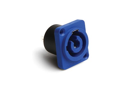 HP-3-MDW  Power Cable Connector, Power In, Without Insulation Divider, Screw Contacts, Thermoplastic, Blue. Comparable to PN# NAC3MPA-1-WOT