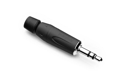 KS3PB  3.5mm Stereo Phone Plug, Diecast Shell, Black Finish