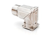 MA5RAE1601  16 position 90° rotatable receptacle, Checkmate™, E type, clockwise insert, Standard Flange (25.7x25.7)