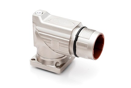 MB7RJN0602  6 Position 90° Rotatable Receptacle, threaded, Large Flange (28.0x28.0)