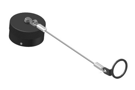 MP-738-39L  Dust Cap for MP-6211 Series 39 Pin Connectors with Ring Tether
