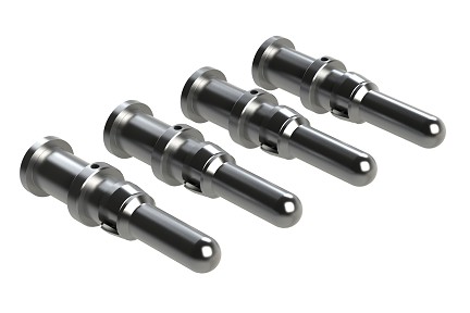 MP10A23S-25  Pin Contact, Machined, Silver Plated, 3.6mm (10mm²), Wire Range 1.5-2.5mm² 14-16AWG