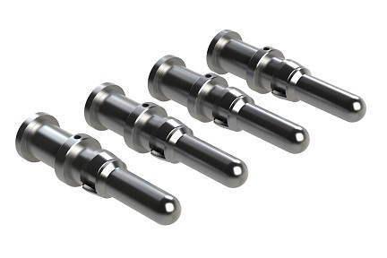 MP10A23S-63  Pin Contact, Machined, Silver Plated, 3.6mm (10mm²), Wire Range 4-6mm² 10-12AWG