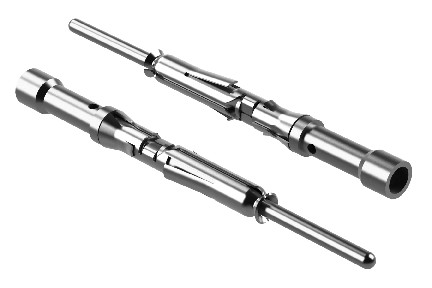 MP20W23T  Size 20 Pin Contact, Machined, Tin, 7.5A, Wire Range .34-.50mm², 22-20 AWG