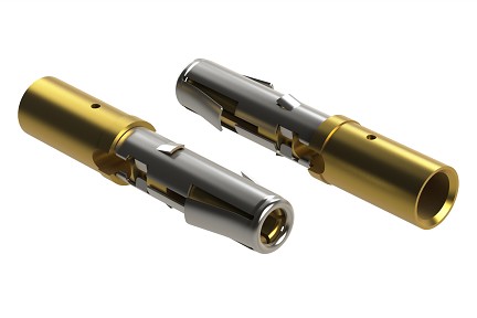 MS12B23G10  Size 12 Socket Contact, Machined, 10(mu)