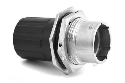 RT07143PNHEC  Receptacle, Jam Nut, 3 Position, Male, Shell Size 14, End Cap with Individual Wire Sealing