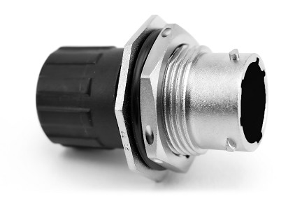 RT071619PNHECR  Size 16 Male Jam Nut Receptacle, 19 Positions, Endcap, Reduced Wire Seals, 14 - 24AWG