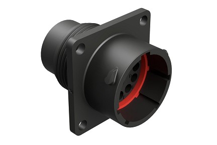 RTS014N15P03  Receptacle, Square Flange, 15 (1+14) Position, Male, Shell Size 14 with Silicone Seal. Comparable to PN# UTS014E15P