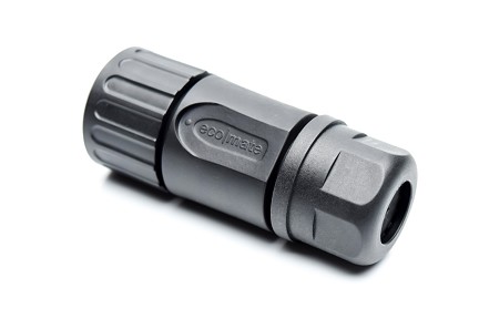 RTS6BS14N2S03 Straight plug with cord grip,4 (2+2) positions, size 14, socket contact, silicone rubber seal