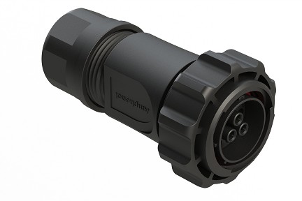 RTS6BS18N103P03-TW  13 (10+3 Coax) Positions, Plug, Shell Size 18, Pin with Heavy-Duty Coupling Nut, Silicone Seal