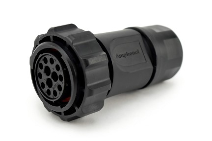 RTS6BS18N103S-TW  13 (10+3 Coax) Positions, Plug, Shell Size 18, Socket with Heavy-Duty Coupling Nut