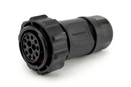 RTS6BS18N103S03-TW  13 (10+3 Coax) Positions, Plug, Shell Size 18, Socket with Heavy-Duty Coupling Nut, Silicone Seal
