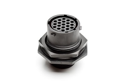 RTS714N19SH Receptacle, jam nut, 19 positions, size 14, socket contact, NBR seal.  Comparable to PN# UTS71419S