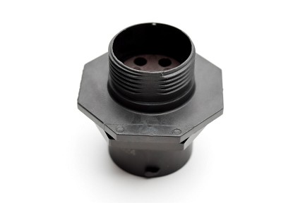 RTS714N7S03 Receptacle, jam nut, 7 positions, size 14, socket contact, silicone rubber seal. Intermateable with part # UTS7147S .  Comparable to PN #UTS7147S