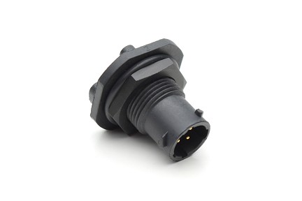 RTS78N4P  Receptacle, jam nut, 4 positions, size 8, pin contact, NBR seal, contacts pre-loaded.  Comparable to PN #UTS78E4P