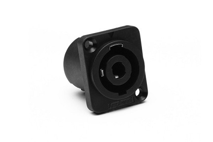 SP-4-MD BULK  4 Pole Loudspeaker Chassis Mount, 'D' Type Flange, Thru Holes, Solder Tabs 3/16