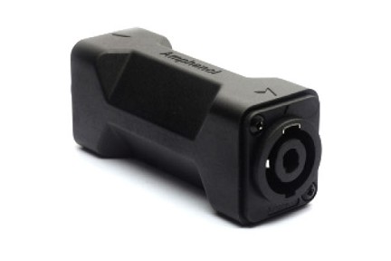 SP2F2FDW  2 Pole D Shell Loudspeaker Adapter, Female to Female, Black Finish