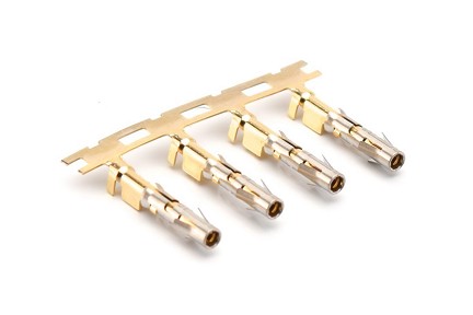 SS16M2G5  Size 16 Socket Contact, Stamped, Gold 5µ