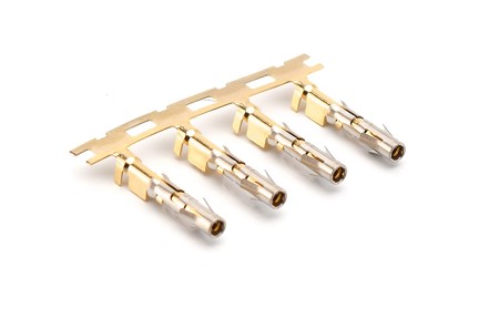 SS24M2G10  Size 16 Socket Contact, Stamped, Gold 10µ