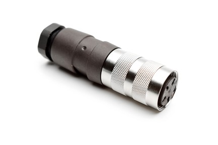 T 3301 002 - M16 Female straight cable connector with internal strain relief and metal locking ring. 4 contacts, silver plated, 6-8mm cable diameter  Contacts included. Comparable to PN# 99-2010-02-04, 09-0010-02-04