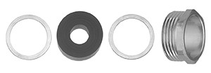 VN16 320 0114 X Metal gland bushing with variable inner diameter, M32 thread.
