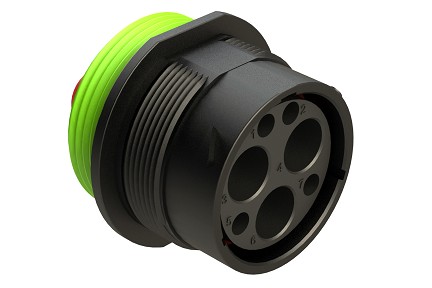 AHDP04-24-07PN-WTACL22  7 position, Size 24 Receptacle, Pin Contact, Standard Diameter Seal. Comparable to PN#HDP24-24-7PN-CL22,HDP24-24-7PN-C038