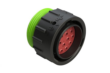 AHDP06-24-16PN-WTA 16 Position Plug, Size 24, Pin, Standard Arrangement, Normal Seal, Wide Thread Adapter. Comparable to PN# HDP26-24-16PN-L024