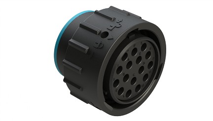 AHDP06-24-16SR-SRA  16 Position Plug, Socket, Shell Size 24, Reduced Diameter Seal (Blue), Smooth Ring Adapter. Comparable to PN# HDP26-24-16SE