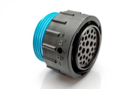 AHDP06-24-29SR-WTA  29 Position Plug, Socket  Shell Size 24, Reduced Diameter Seal (Blue), Wide Thread Adapter. Comparable to PN# HDP26-24-29SE-L024