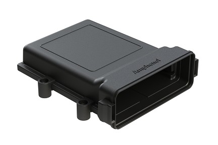 AIPXE-5X650A  PCB Enclosure with Vent Holes, Large (160mm x 180.5mm x 52.9mm), Black.  Comparable to PN# EEC-5X650A