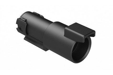 ATHD04-1-12P-E003  1 Position Receptacle, Pin, Contact Size 12, Endcap. Comparable to PN# DTHD04-1-12P-E003