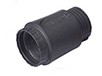 C016G11041E10V Black Backshell, straight, package of 5