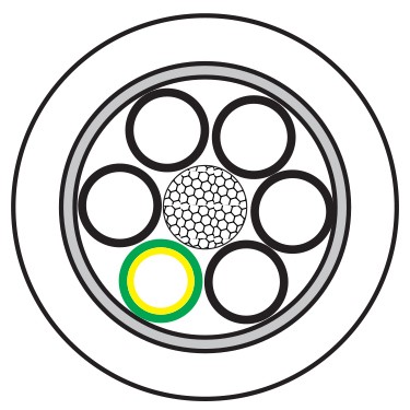 KA-50967 6/C, 16AWG Shielded, 105°C, 600V, RoHS Compliant