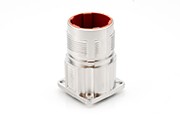 MB2LLNNG36  9 (3+6) position straight receptacle, flange mount, CheckMate™,  male
