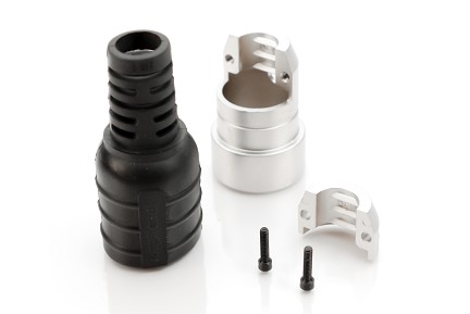 MB4FSR-B17  M23 Flex Grip™ backshell. Cable range 15.5-17.0 mm
