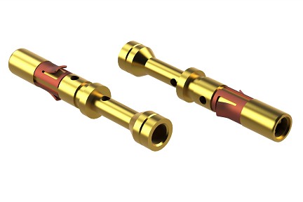 MS24M23G15  Size 20 Socket Contact, Machined, Gold 15µ
