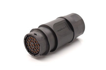 RTS1BS18N23S03  Receptacle, Inline, 23 positions, size 18, socket contact, silicone rubber seal.  Comparable to PN #UTS1JC1823S
