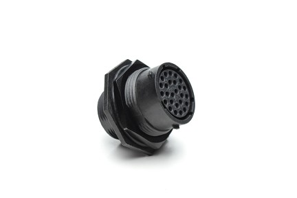 RTS716N26S03 Receptacle, jam nut, 26 positions, size 16, socket contact, silicone rubber seal