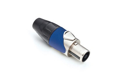 SP-2-FN  2 Pole Loudspeaker Cable Connectors, PG Gland Strain Relief, High Power Screw Contacts Included, Metal, Nickel Finish