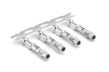 SS20M2N  Size 16 Socket Contact, Stamped, Nickel, 13A, Wire Range .34-.50mm², 22-20 AWG, with 3 Tangs