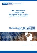 M23 Elite Series 19 Position E type Standard Connectors excerpt of MotionGrade Catalog